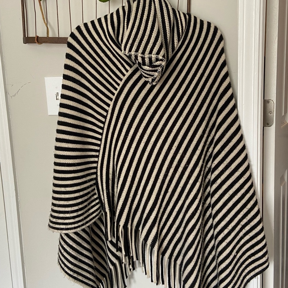 Striped Poncho